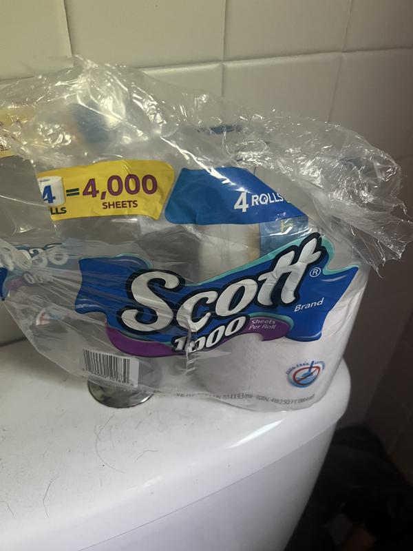 Scott 1000 Toilet Paper, 36 Rolls, 1000 Sheets Per Roll