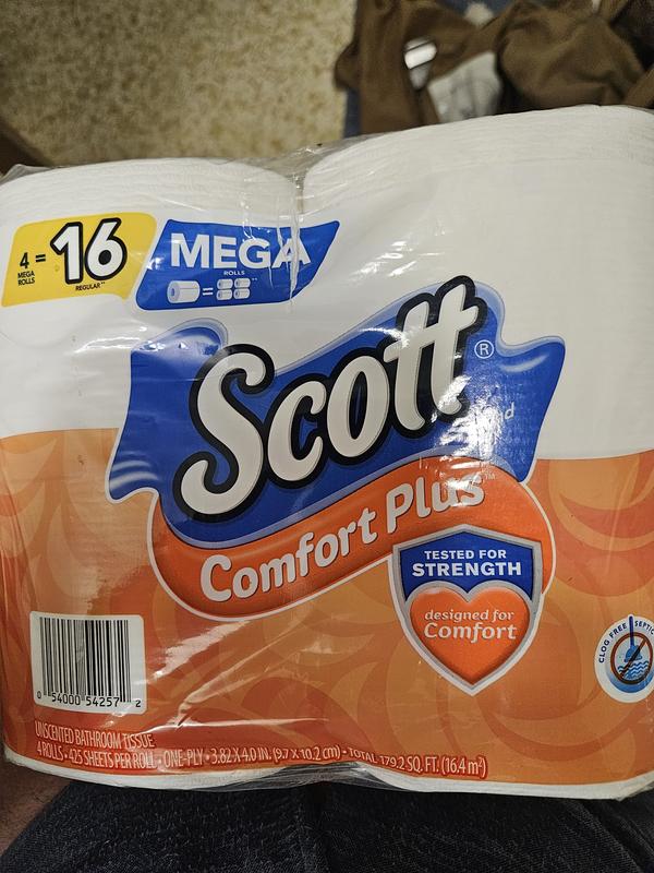 Scott ComfortPlus Bath Tissue, Comforting Clean, Cotton 36 Ct.- Toilet  Paper 