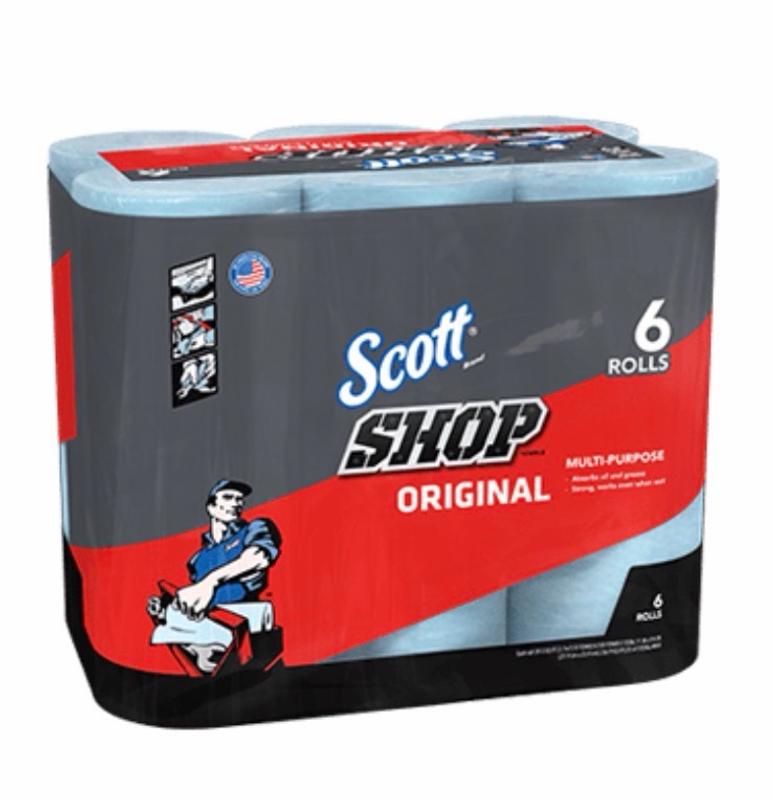 Scott Shop Asciugamani Originali &ndash; Scatola Pop-Up 200 Fogli &ndash; Carta Pesante Blu