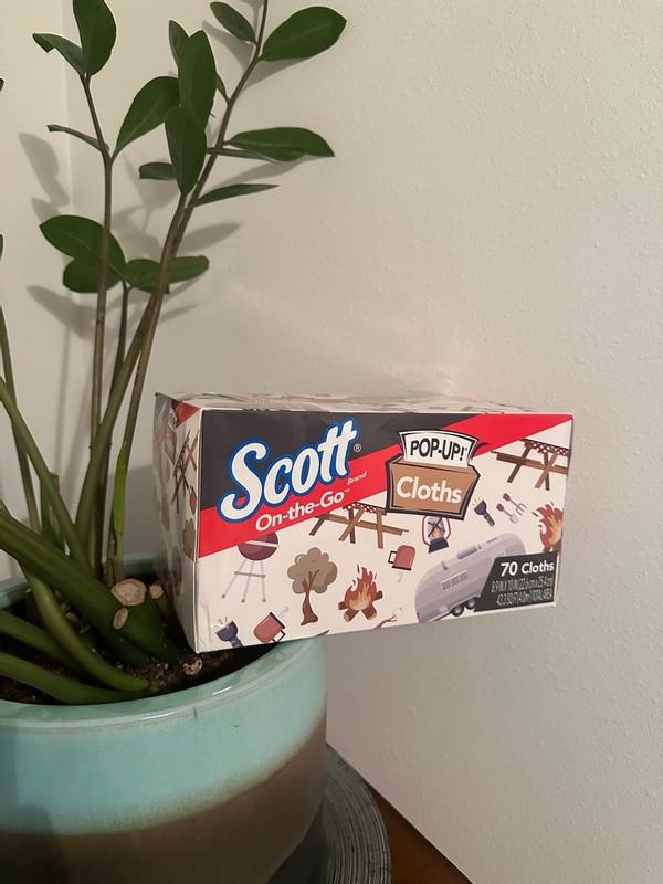 SCOTT On-the-Go Cleaning Cloth 9 in. W X 10 in. L 70 ct 1 pk in the All ...