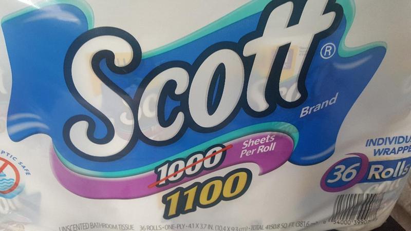 36 Rolls Scott 1100 Unscented Bath Tissue Bonus Pack 1-ply Home ...