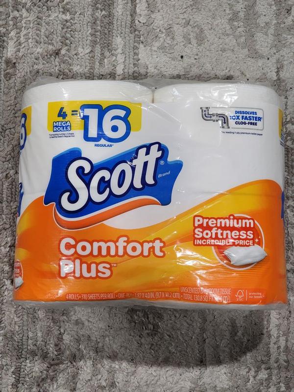 Buy Scott ComfortPlus Toilet Paper, 12 Family Rolls, 173 Sheets