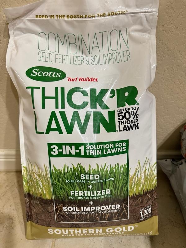 Scotts Thick'R Lawn Southern Gold 12-lb Tall Fescue Grass Seed 30457 at ...