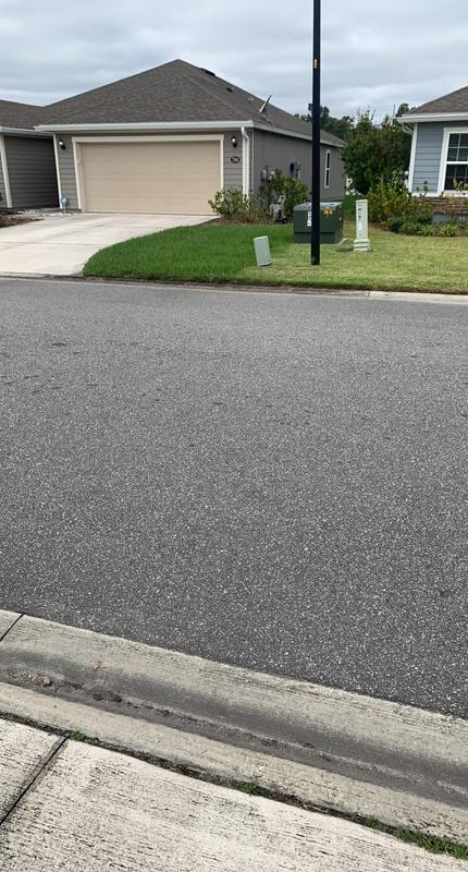 My yard vs. my neighbors on each side