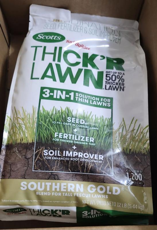 Pennington Lawn Booster Tall Fescue Grass Seed and Fertilizer Mix, for
