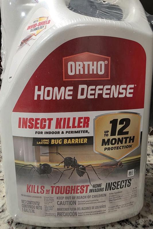 Ortho - - Ortho Home Defense Max Indoor Insect Barrier Refill Pouch for Battery-Powered Sprayer, Kills Ants, Roaches, Spiders, Fleas and Ticks, 1.5 L