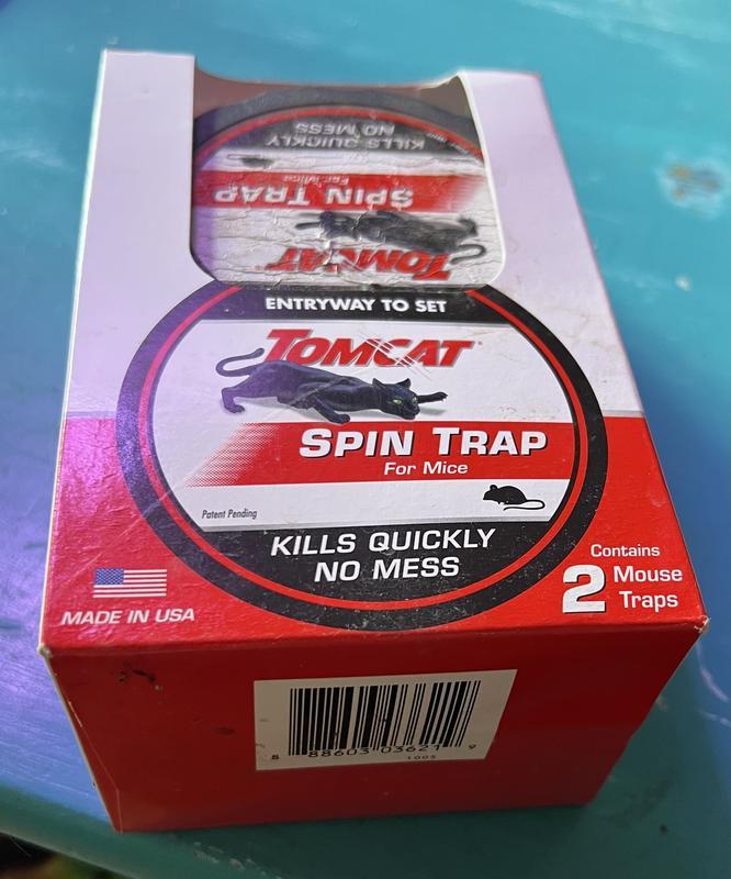 TOMCAT Spin Trap for Mice Kills Mice Quickly No Mess 16 Traps in the ...