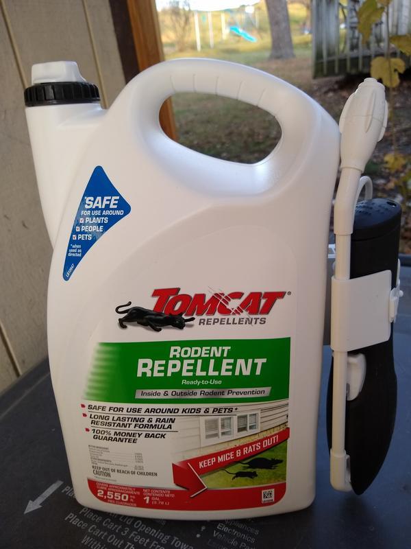 Tomcat Rodent Repellent is a good product.