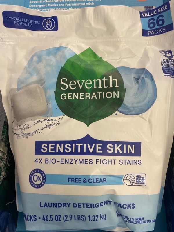 Laundry Detergent Packs - Free & Clear | Seventh Generation