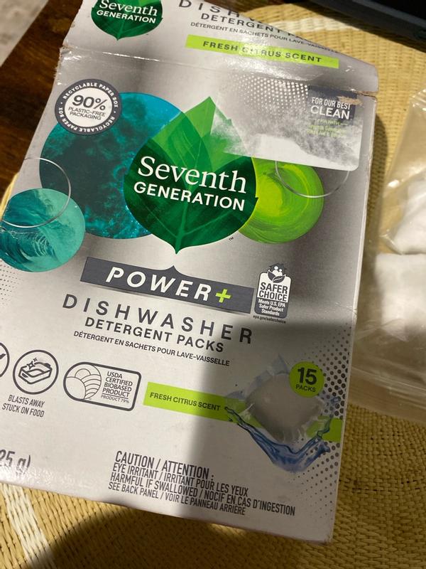 Dishwasher Detergent Packs - Free & Clear | Seventh Generation