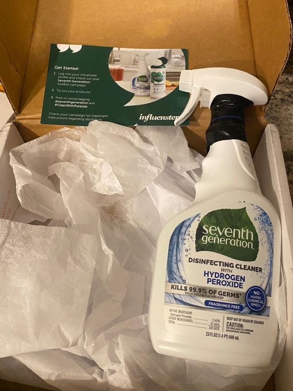 Disinfecting Hydrogen Peroxide Cleaner - Fragrance Free | Seventh