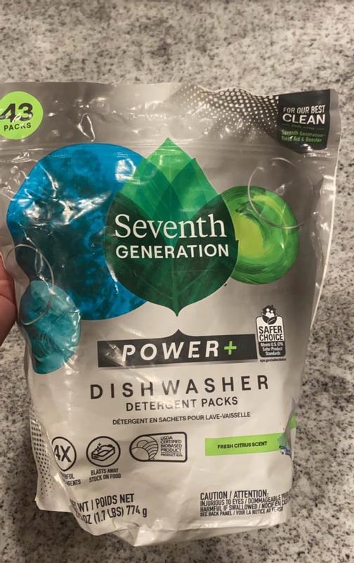 Power+™ Dishwasher Detergent Packs - Fresh Citrus] | Seventh
