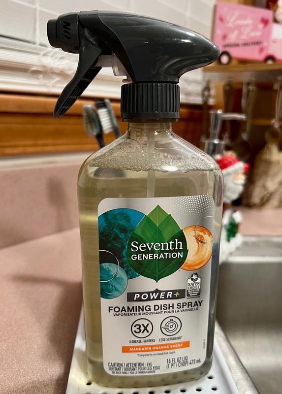 Foaming Jet Dish Soap Spray Trigger Bottle