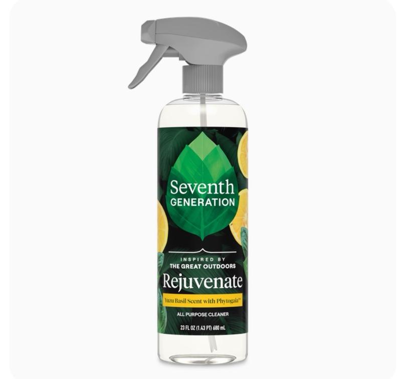 ⚠️【半分使用済】PureBio Essence Pro 100ml All Purpose Cleaner - Yuzu Basil with Phytogaia™ | Seventh Generation