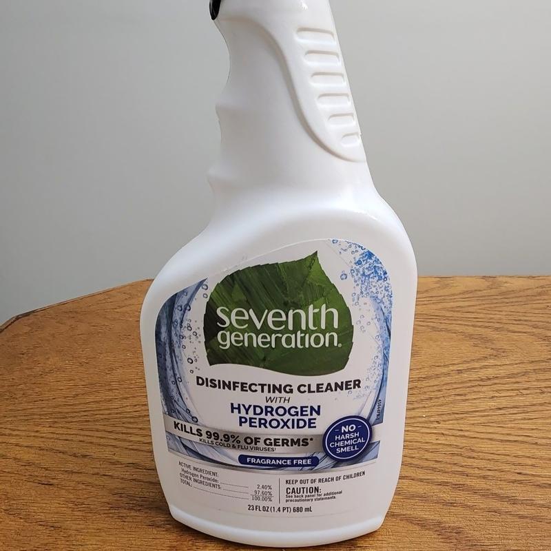 Disinfecting Hydrogen Peroxide Cleaner - Fragrance Free | Seventh