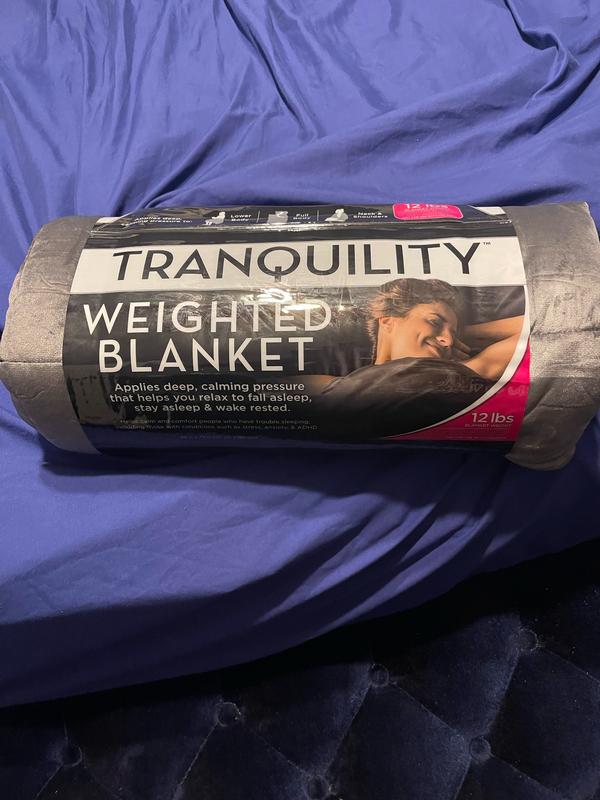 Tranquility  Quilted Plush Weighted Blanket