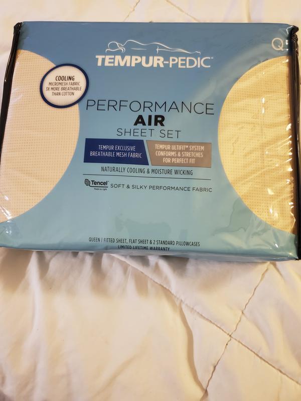 My New TEMPUR-PEDIC Performance Air Sheet Set