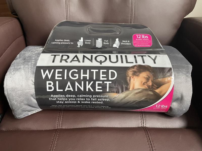 Tranquility Quilted Plush Weighted Blanket