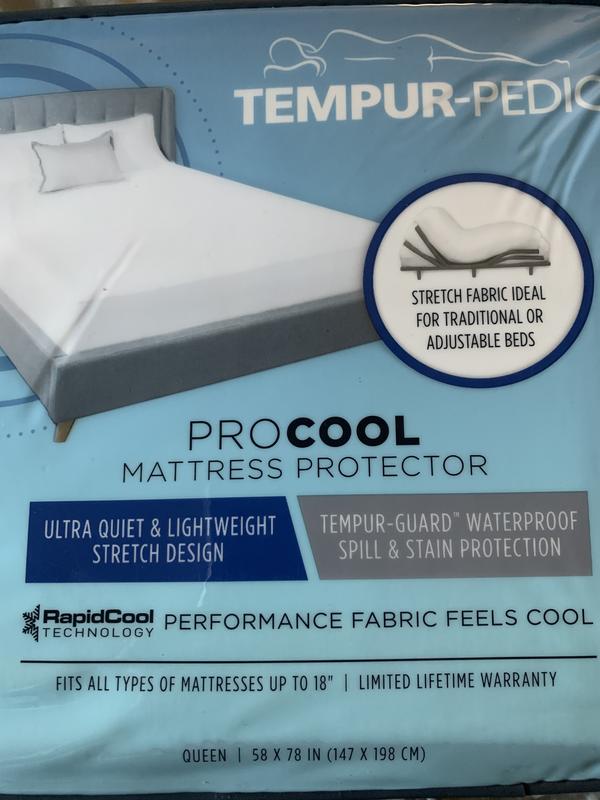 Details about   Tempur-Pedic Tempur-Protect bed Protector Queen 
