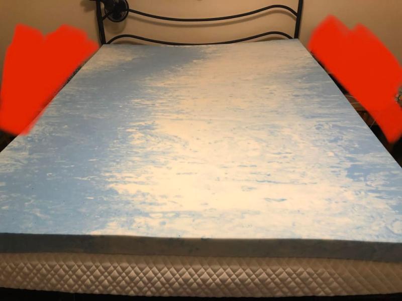 Fluffed out to regular thickness within 10 minutes!