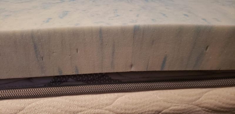 waiting for it to settle a bit before putting cover on