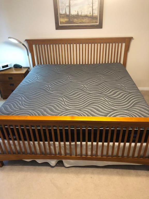 My comfortable bed! Just getting started!