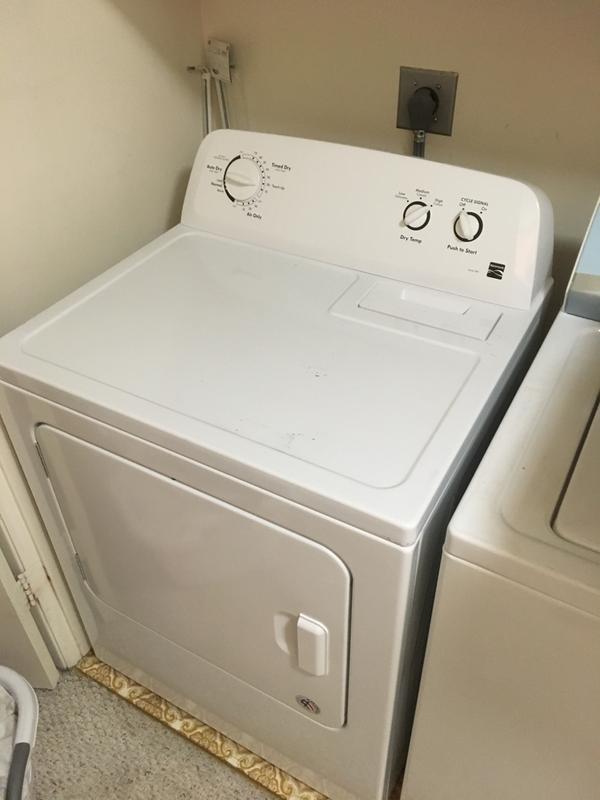 Kenmore 62332 7.0 cu. ft. Electric Dryer w/ Wrinkle Guard White