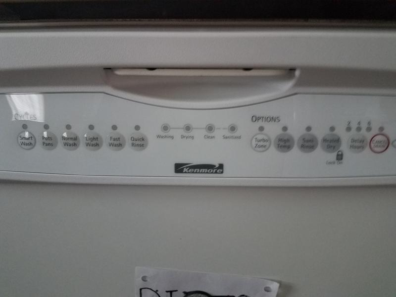 Genuine OEM 8558209 Kenmore Dishwasher Panel Control WP8558209 
