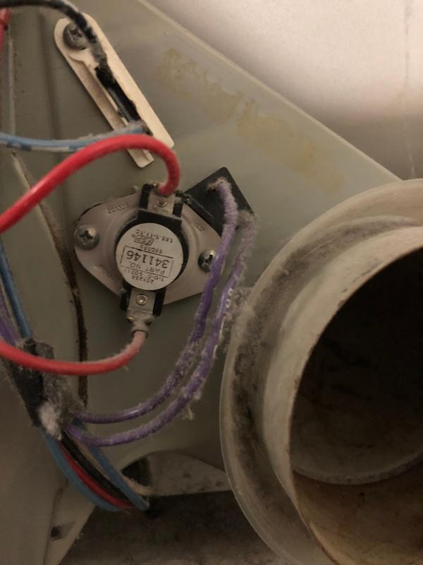 Dryer Operating Thermostat WP694674 parts Sears PartsDirect