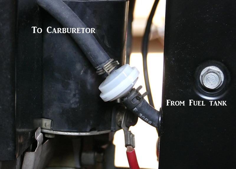 Briggs And Stratton Fuel Filter Direction