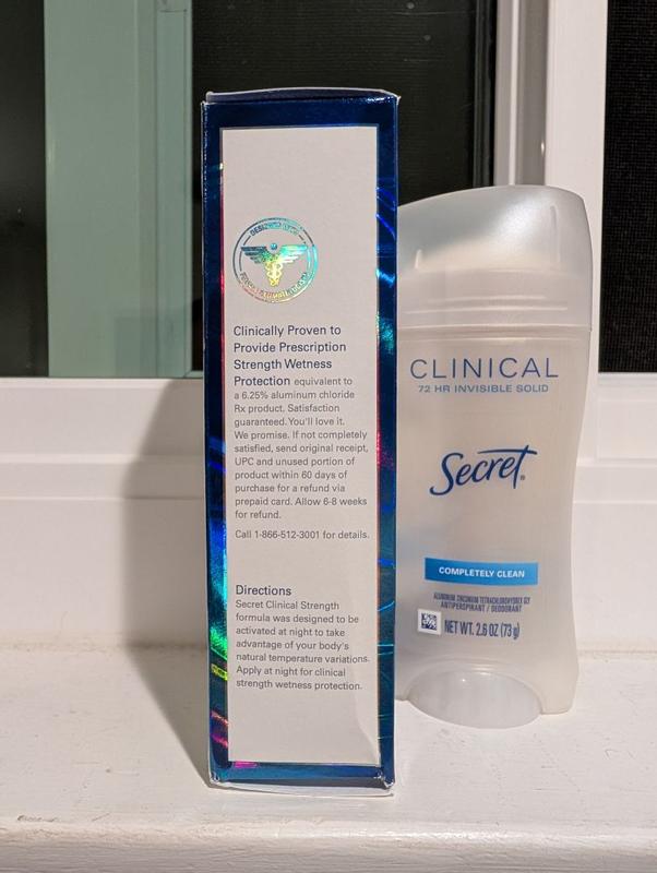Secret Clinical Strength Invisible Solid Antiperspirant and