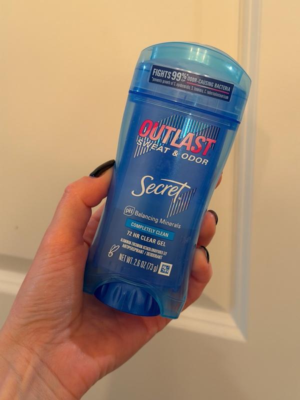 Buy Secret Outlast Clear Gel Antiperspirant Deodorant for Women, Completely  Clean, Twin of 2.6 oz from Dollar General - Instore