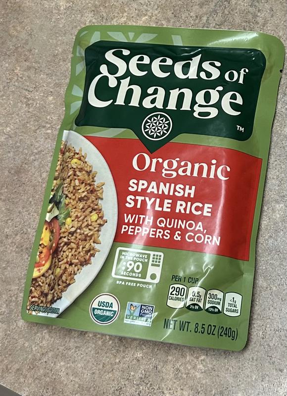 Certified Organic Spanish Style Rice with Quinoa, Peppers & Corn