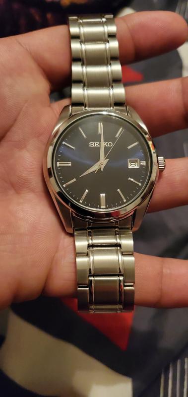 Seiko Men's Essentials Stainless Steel Bracelet Watch  & Reviews -  All Watches - Jewelry & Watches - Macy's
