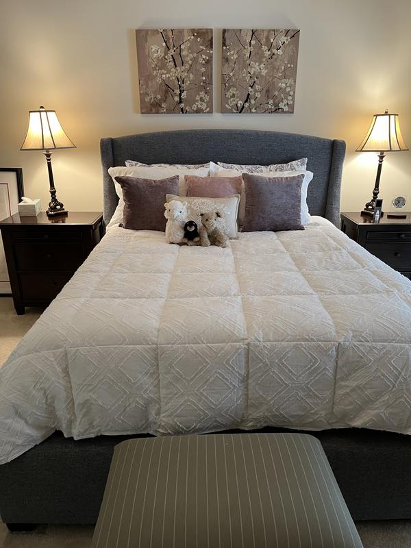 Refined Sidewing upholstered bed Sleep Number