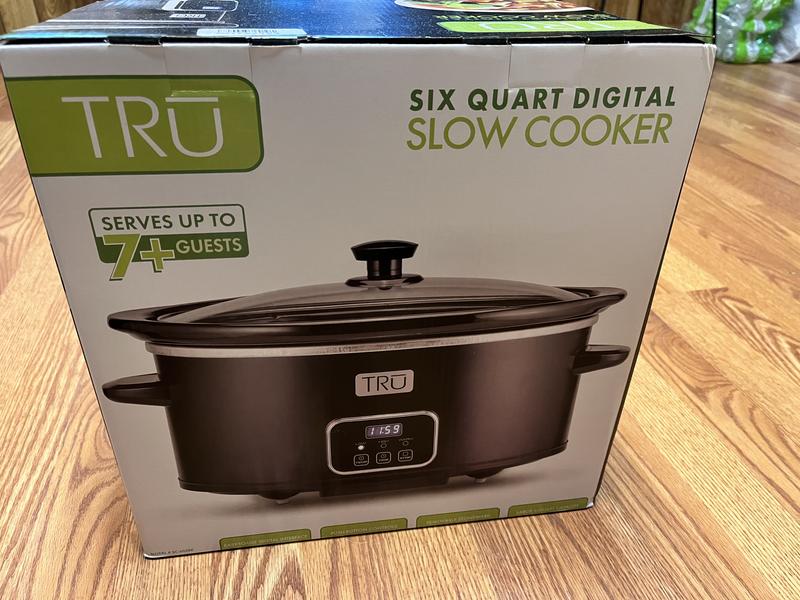 Tru Programmable Digital Slow Cooker - 6 qt