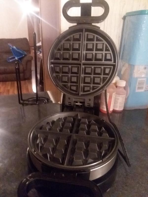 Cooks Rotating Waffle Maker 22320 22320C, Color: Brushed Stainless