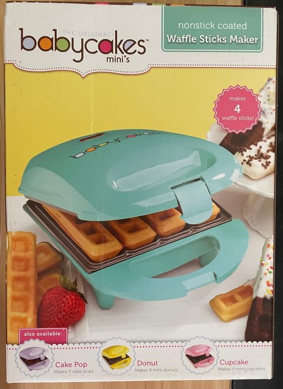  Babycakes Nonstick Waffle Maker Makes 4 Heart Waffles on  Sticks: Electric Waffle Irons: Home & Kitchen
