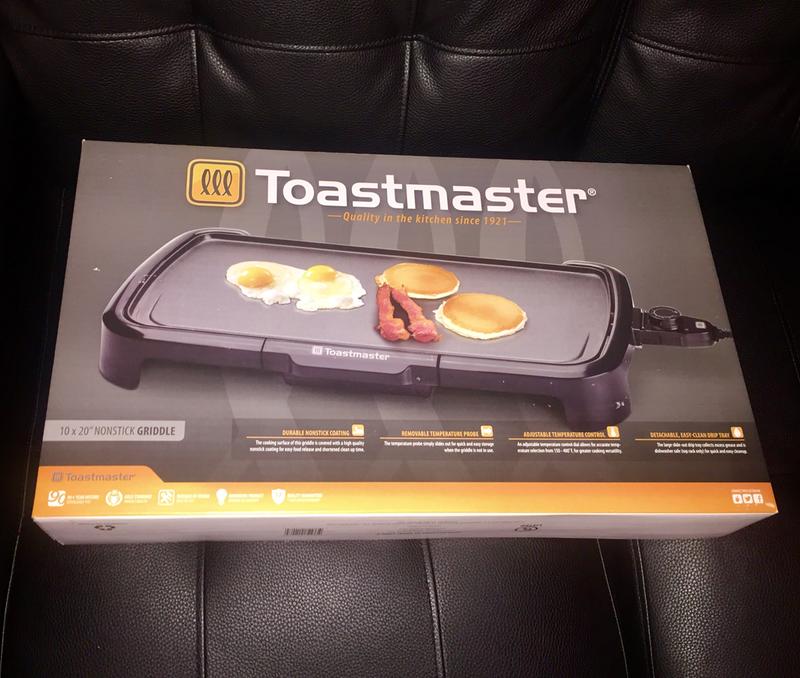 Toastmaster 10 x 16 Electric Griddle