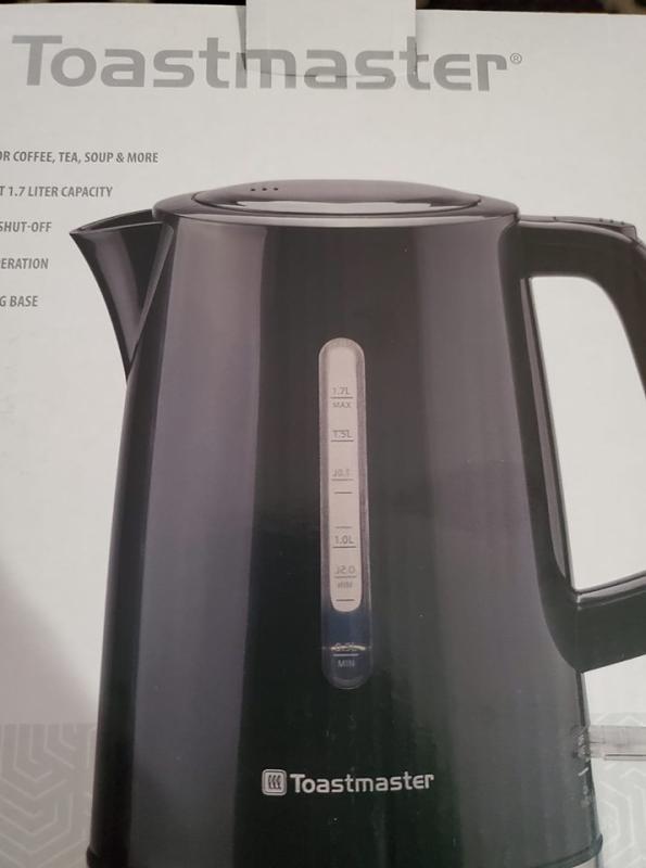 Toastmaster 1.7 Liter Kettle - Black