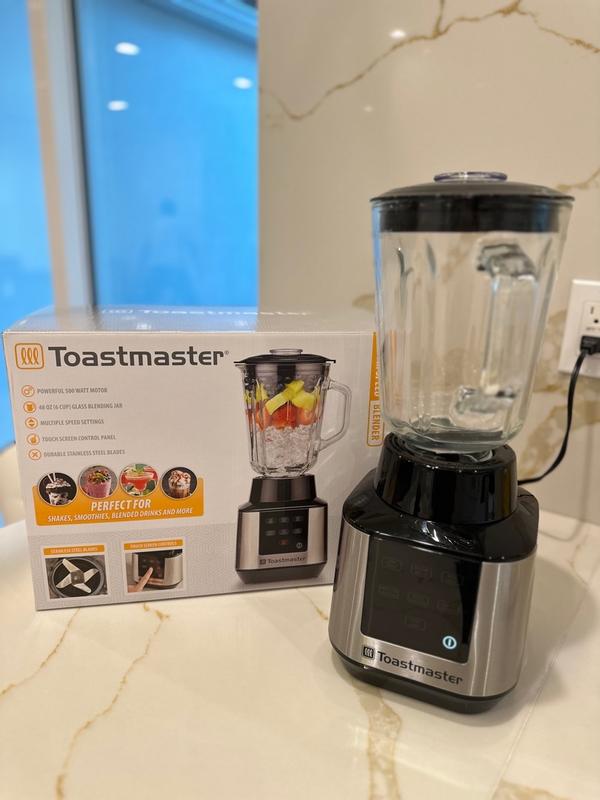 Toastmaster Tm-550bl 500 Watt Glass Jar Blender Black for sale online