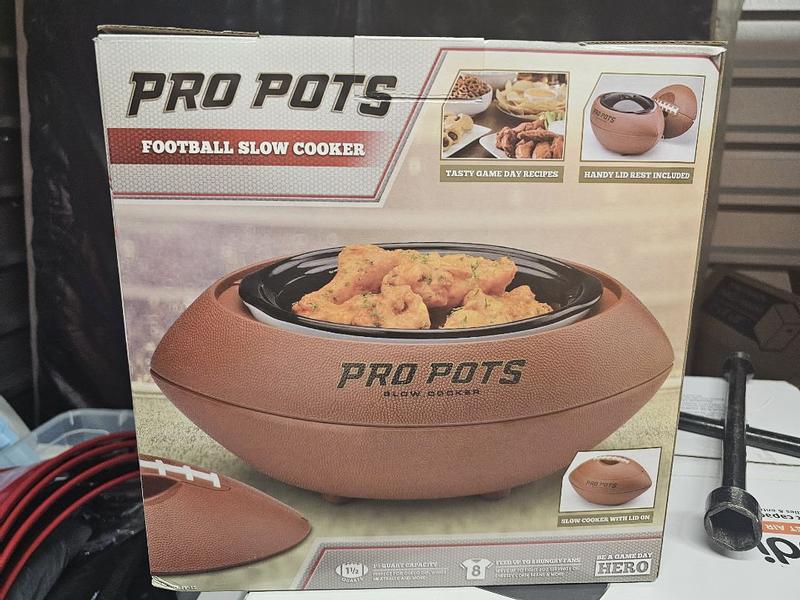 PRO POTS 1.5-Quart Football Slow Cooker in the Slow Cookers department ...