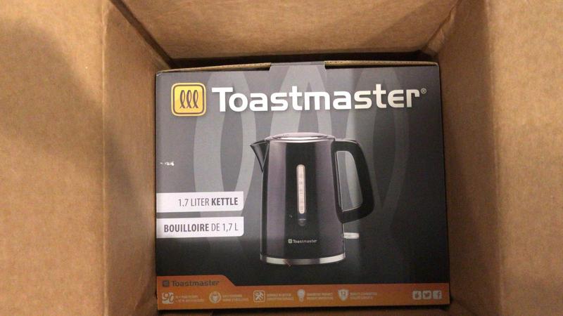Toastmaster 1.7 Liter Kettle - Black