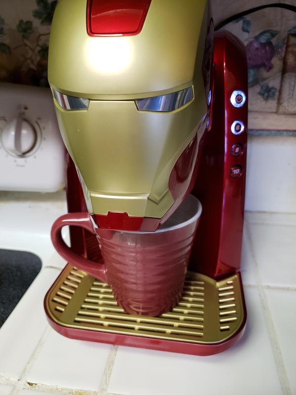 Marvel iron man single serve coffee maker sale