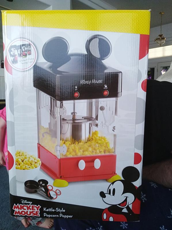 Disney Mickey Mouse Popcorn Popper Back To Basics Brand 2004 No Box