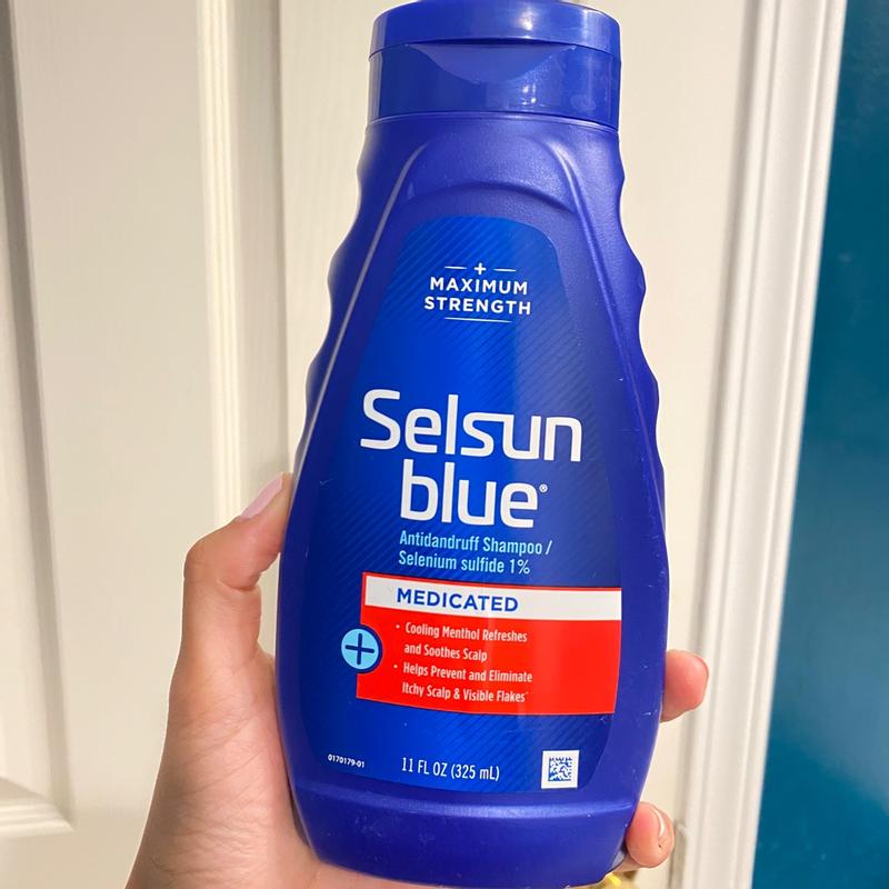 Blue selsun promo shampoo