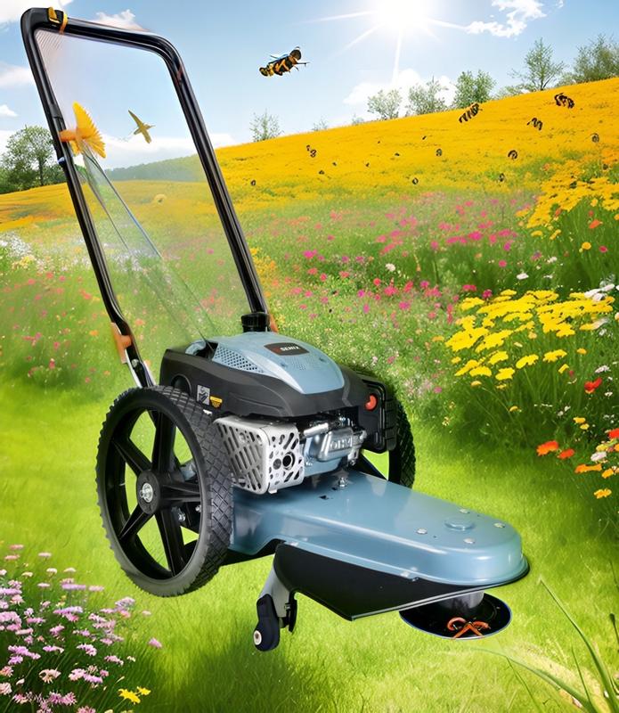22-Inch 160 cc 4-Cycle Gas Powered High Wheel Trimmer, STMG-L