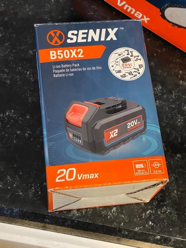 SENIX X2 20-volt Max 10-in Battery 4 Ah Chainsaw (Battery and Charger ...