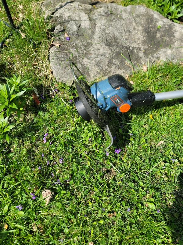 Senix 20 Volt MAX* 10-Inch Cordless String Trimmer (Battery and Charger Included), Gtx2-m, Blue