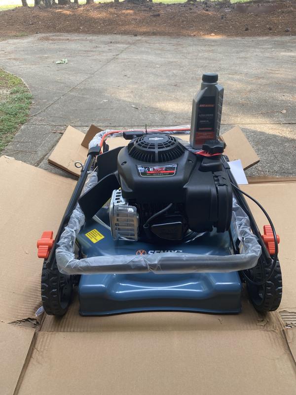 Senix 20 IN 144cc 4-Cycle Gas Push Lawn Mower With Side